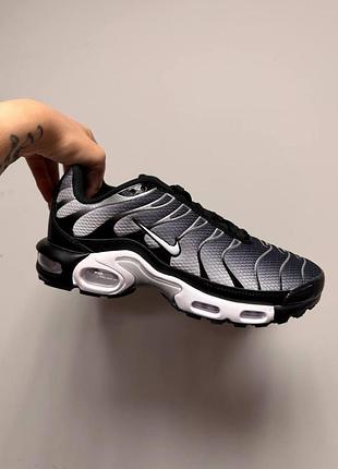 Уцінка чоловічі кросівки nike air max tn plus grey white black