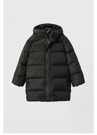 Zara! пальто куртка пуховик на 6 років iз  100% натурального пуху