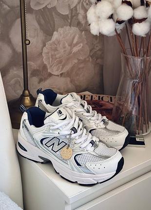 New balance 530 silver white/blue