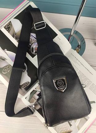 Слінг чоловіча сумка philipp plein філіп-плейн