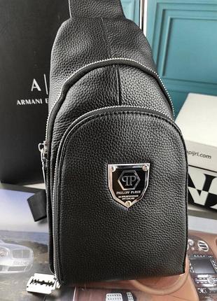 Слинг мужская сумка philipp plein филип плейн