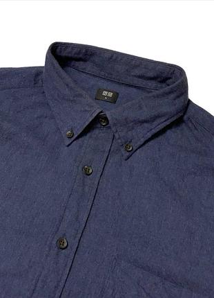 Uniqlo flannel button down сорочка фланель байка