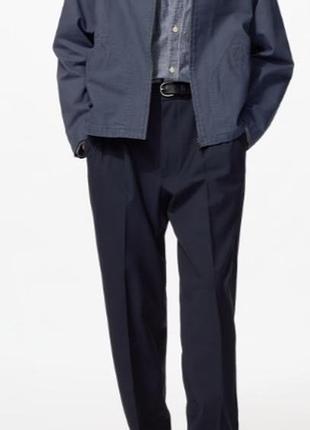 Широкие брюки uniqlo pleated wide pants