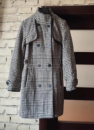 Пальто в гусячу лапку від vila clothes