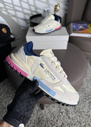 Lacoste elite active beige grey pink 37 38 39 40 41