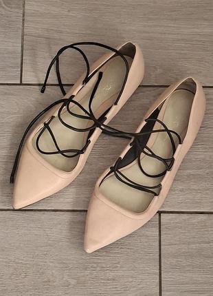 Кожаные балетки phillip  lim,размер 39