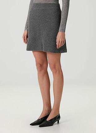 Вязаная юбка zara