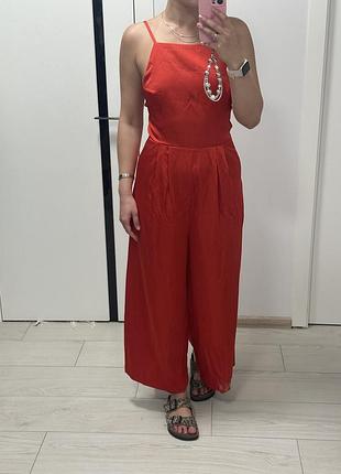 Морковний комбінезон h&m ідеальний для вечірки/весілля з відкритою спинкою