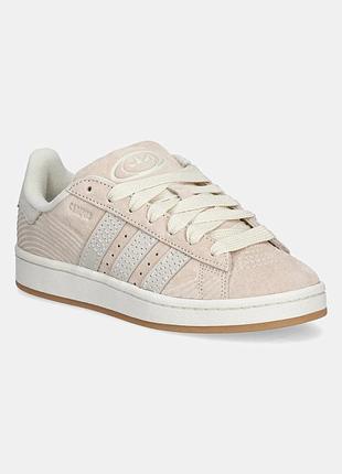 Замшеві кросівки adidas originals campus 00s колір бежевий jq7670