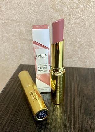Зволожувальний бальзам-помаду laura geller jelly balm hydrating lip color у відтінку in the buff