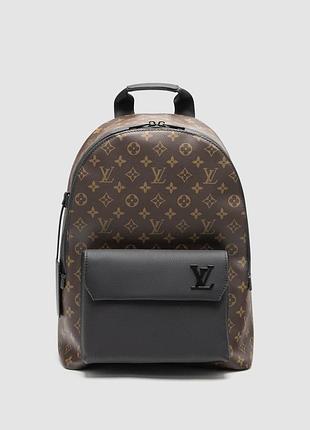 🦁 louis vuitton takeoff backpack monogram macassar canvas brown