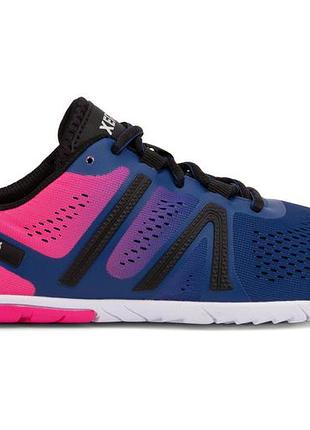 Жіночі мінімалістичні кросівки xero shoes hfs у яскравому синьо-рожевому забарвленні (sodalite blue / pink glow).розмір:38,5. матеріал:тканина