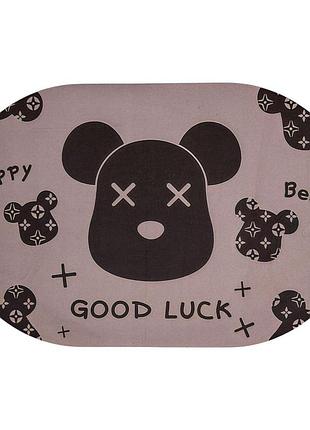 Диатомитовый овальный коврик good luck 38×58 (см) влаговпитывающий hp-42-56