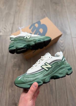 Стильні кросівки new balance 1000 green white