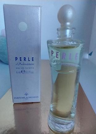 Perle d'aubusson миниатюра 6мл винтаж редкость
