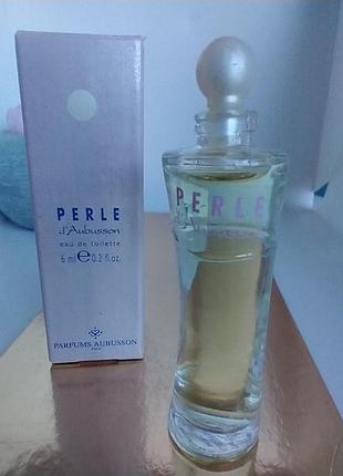 Perle d'aubusson мініатюра 6 мл вінтаж рідкість