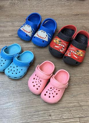 Крокси дитячі crocs сабо шльопки босоніжки