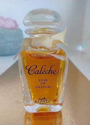Caleche soie de parfum hermès оригинал миниатюра 7,5мл винтаж