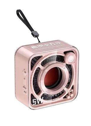 Портативная мини-колонка 5 вт розовый dw12p