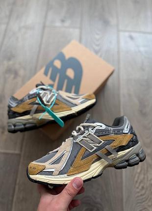 Стильні кросівки new balance 1906a beige grey