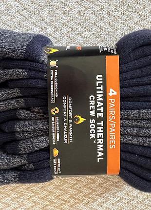 Термршкарпетки, чоловічі американського бренду weatherproof, розмір 39-45, 4 пари