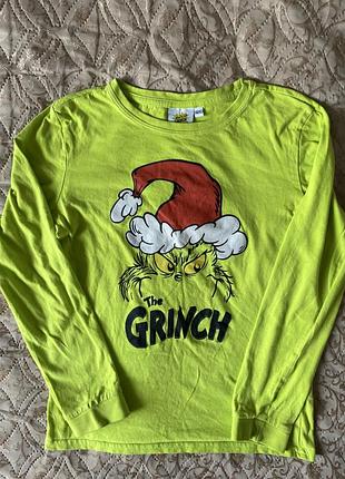 Футболка the grinch christmas неонова салатова