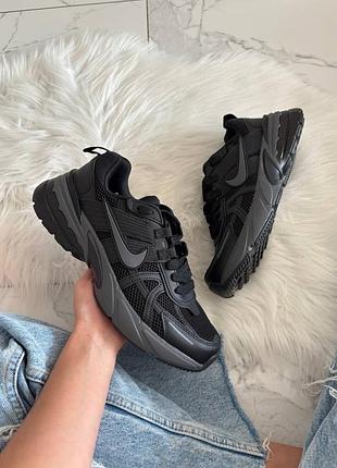 Кроссовки nike v2k runtek black grey арт 0424