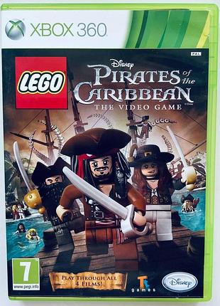 Lego pirates of the caribbean the video game, б/у, английская версия - диск для xbox 360