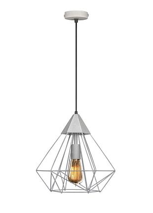Світильник підвісний msk electric crystal у стилі лофт mr 0538 gr