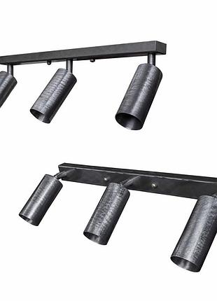 Світильник у стилі лофт msk electric tube спот із поворотним механізмом nl 1105-3 silver