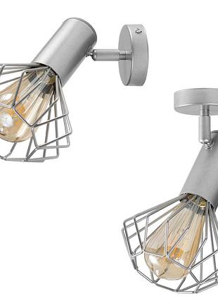 Світильник настінно-стельовий msk electric diadem спот поворотний nl 22151-1 al
