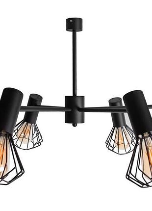 Люстра msk electric diadem на шість плафонів nl 22152-6 bk