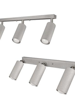 Світильник msk electric tube спот із поворотними механізмами mr 1105-3 gr