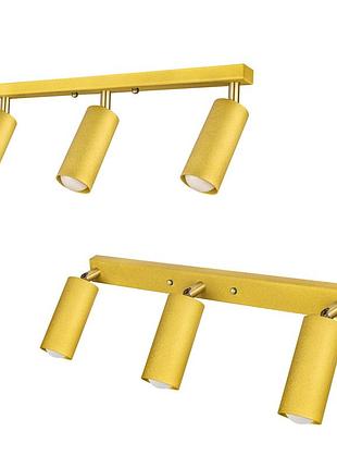 Світильник msk electric tube спот із поворотними механізмами mr 1105-3 gd