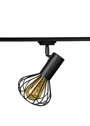 Світильник трековий msk electric lotus у стилі лофт nt 14151-1 bk