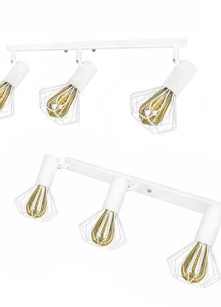 Светильник лофт msk electric diadem настенно-потолочный nl 22151-3w белый