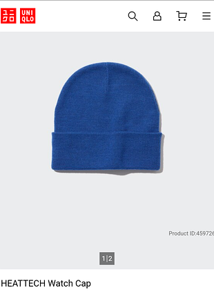 Шапка uniqlo heattech watch cap, one size , unisex, стан ідеальний.