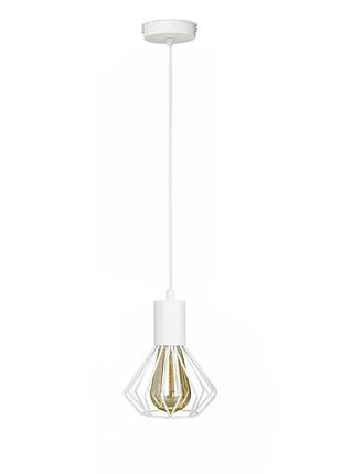 Светильник лофт msk electric diadem подвесной белый nl 2215 wh