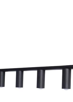 Люстра підвісна msk electric tube в стилі лофт nl 2450-7 bk