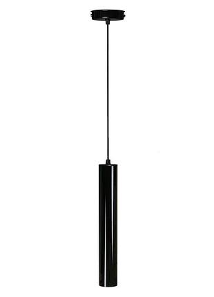Светильник подвесной msk electric tube nl 3522 gl черный глянец