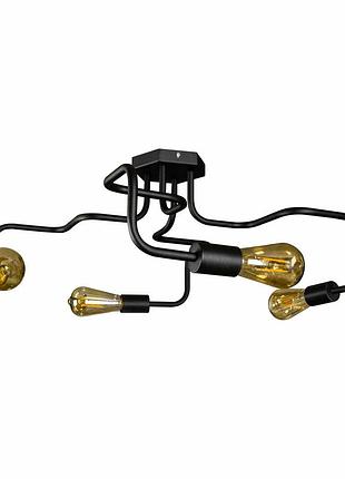 Люстра лофт msk electric laminari на четыре лампы паук nl 5526-4