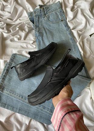 Мужские кожаные лоферы skechers harper-forde 39.5 (25см.) 📏26см
