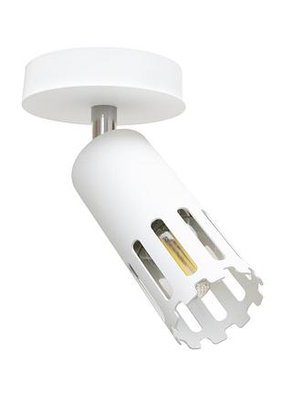 Светильник настенный-потолочный msk electric teramo спот поворотный nl 180501-1 wh