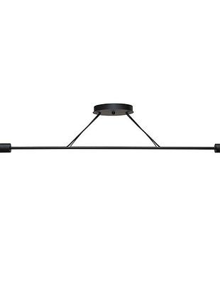 Люстра подвесная msk electric asket на две лампы е27 nl 10320-2 bk черная