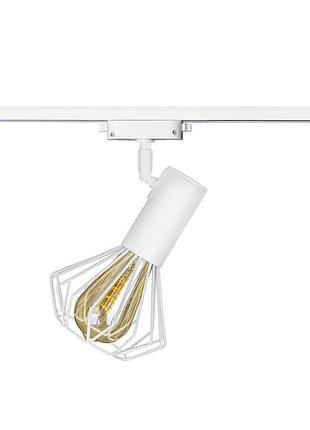 Світильник трековий msk electric diadem поворотний на шинопровід білий nt 22151-1 wh
