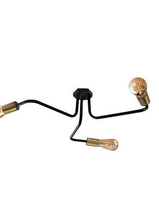 Люстра лофт msk electric maze с бронзовыми патронами msk electric nl 6060/3 bk+bn