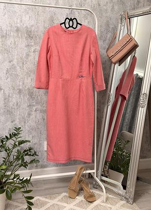 Коралова сукня міді бренду musthave (розмір 36 / s)