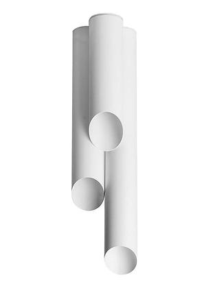 Світильник стельовий msk electric slice під три лампи е27 nl 382819 wh+wh
