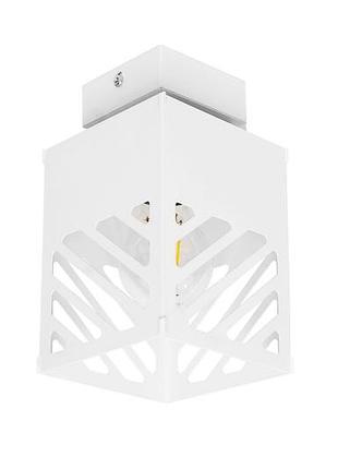 Люстра лофт msk electric urban на один плафон белая nl 2410 wh