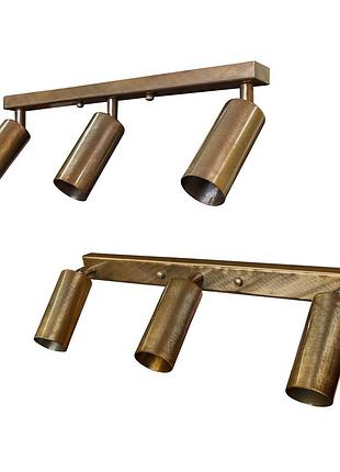 Світильник у стилі лофт msk electric tube спот із поворотним механізмом nl 1105-3 bn